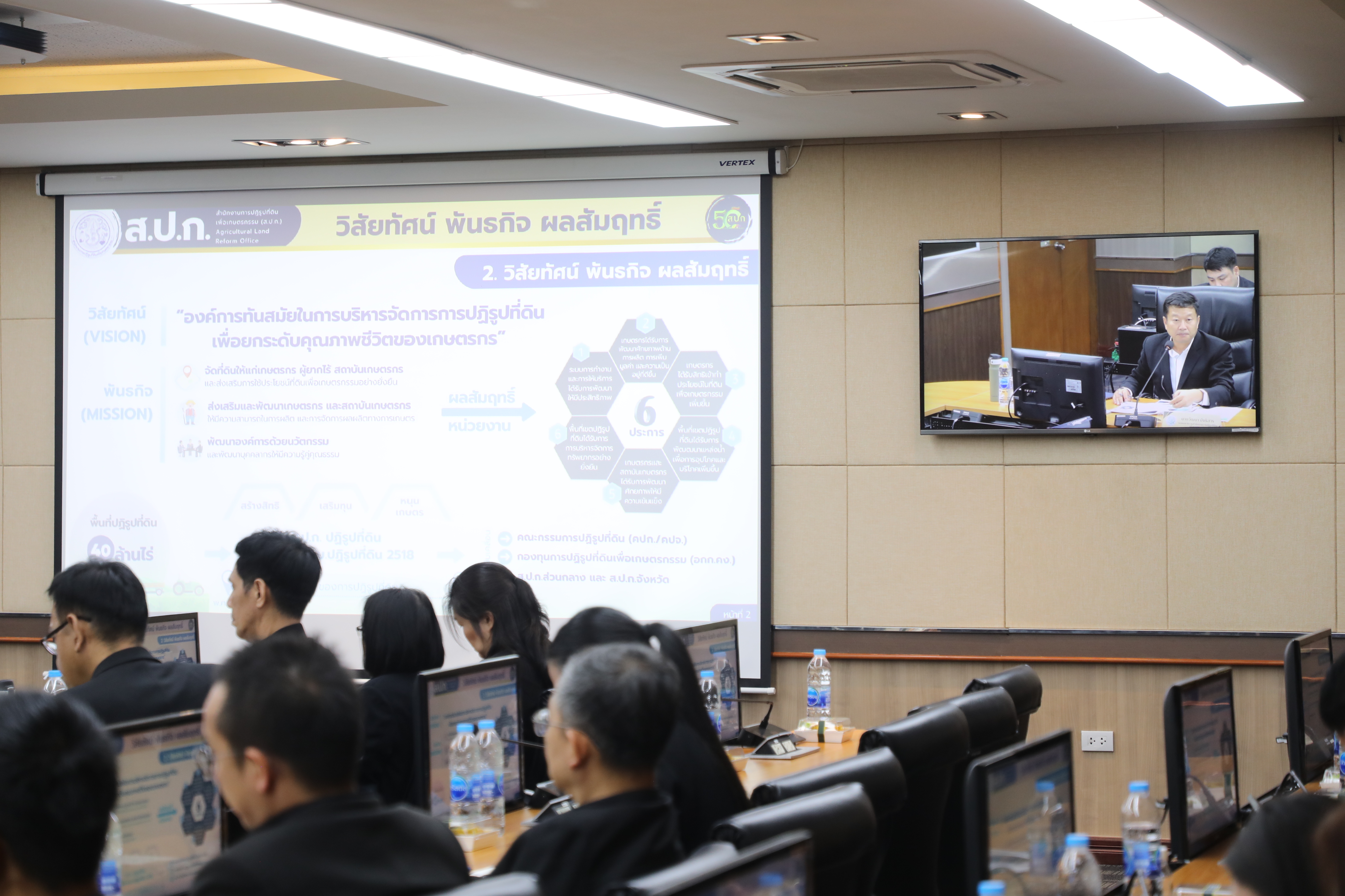 title - ส.ปก. ร่วมประชุมสัญจรภายใต้กำกับดูแลของรองปลัดกระทรวงเกษตรและสหกรณ์ (นายกฤษ อุตตมะเวทิน)